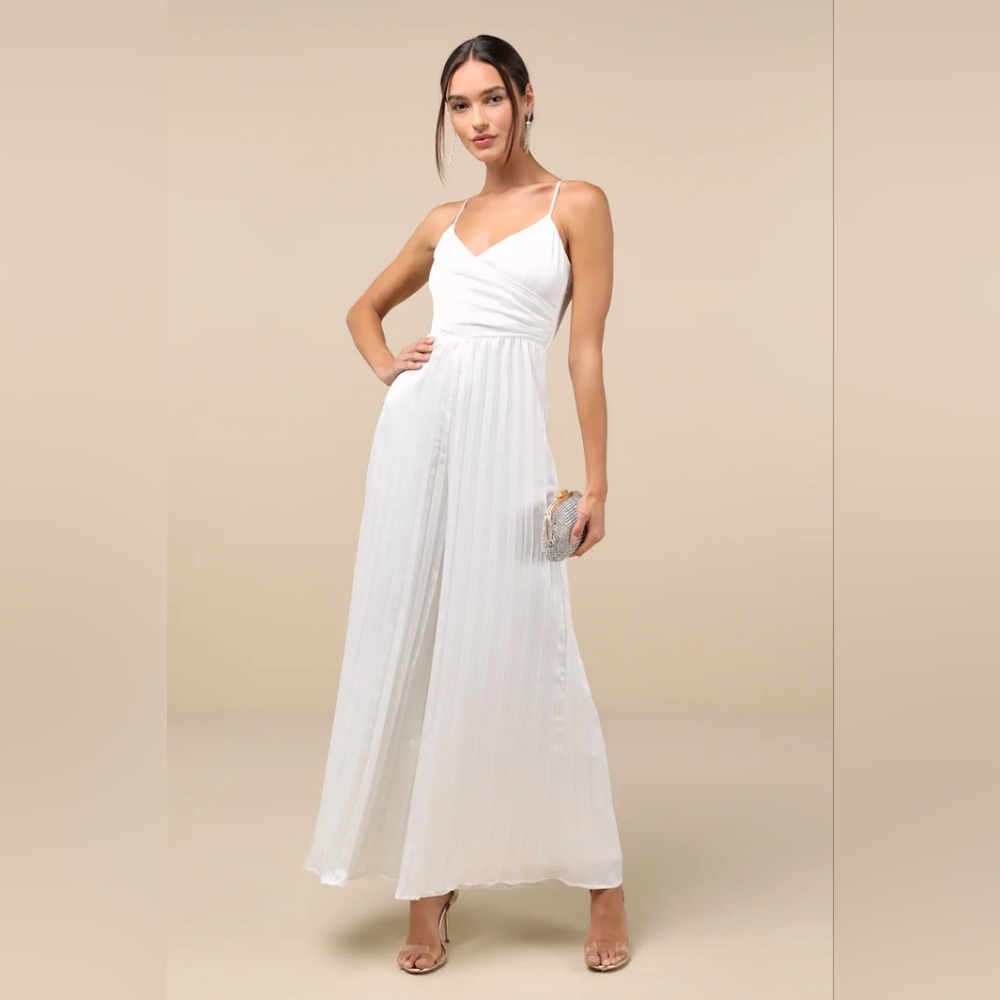 Lulu's Bridal Jumpsuit